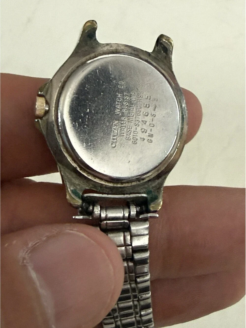Citizen Railroad 6110-S37633 Mens Two-Tone Stainless Steel Quartz ( Untested )